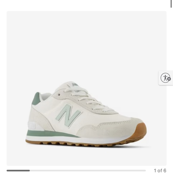 New Balance cream and Mint Sneakers - Picture 7 of 7